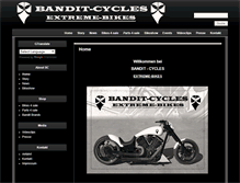 Tablet Screenshot of bandit-cycles.com